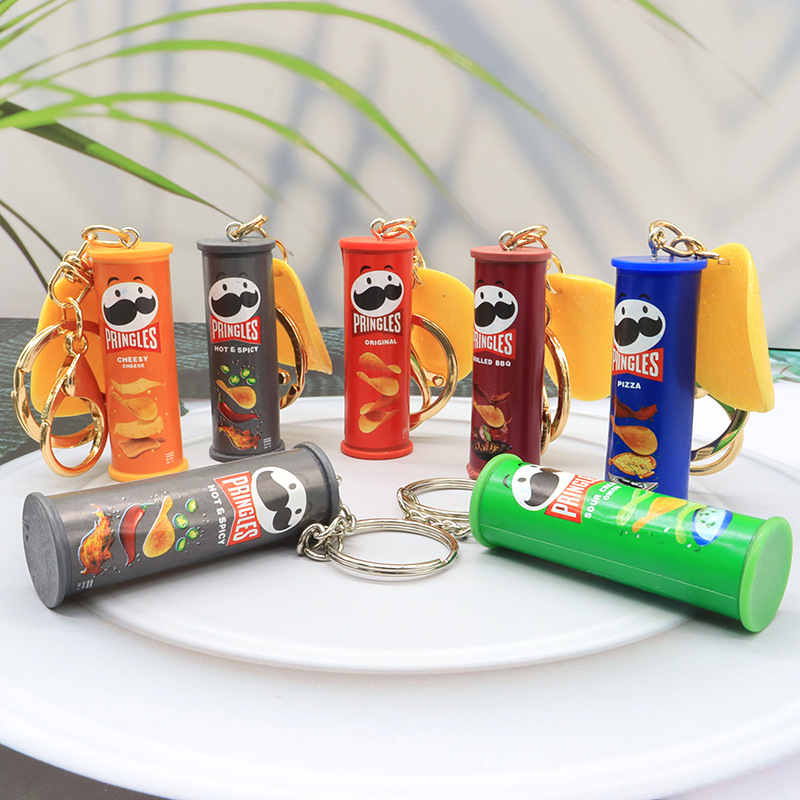Food Snacks Chips - Creative Potato Chip Keychain - Realistic