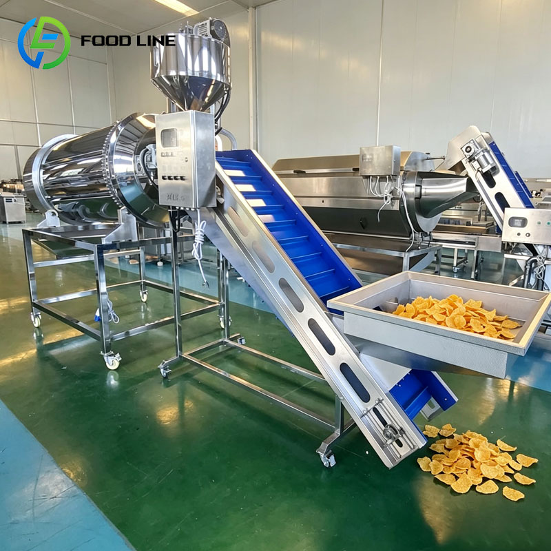 Food Snacks Chips - Food Flavoring Machine Commercial Snack Seasoning