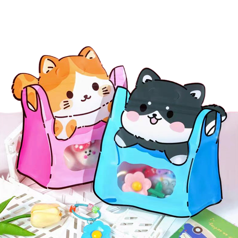 Food Like Snacks - Cartoon Self-Sealing Snack Bags Frosted Window