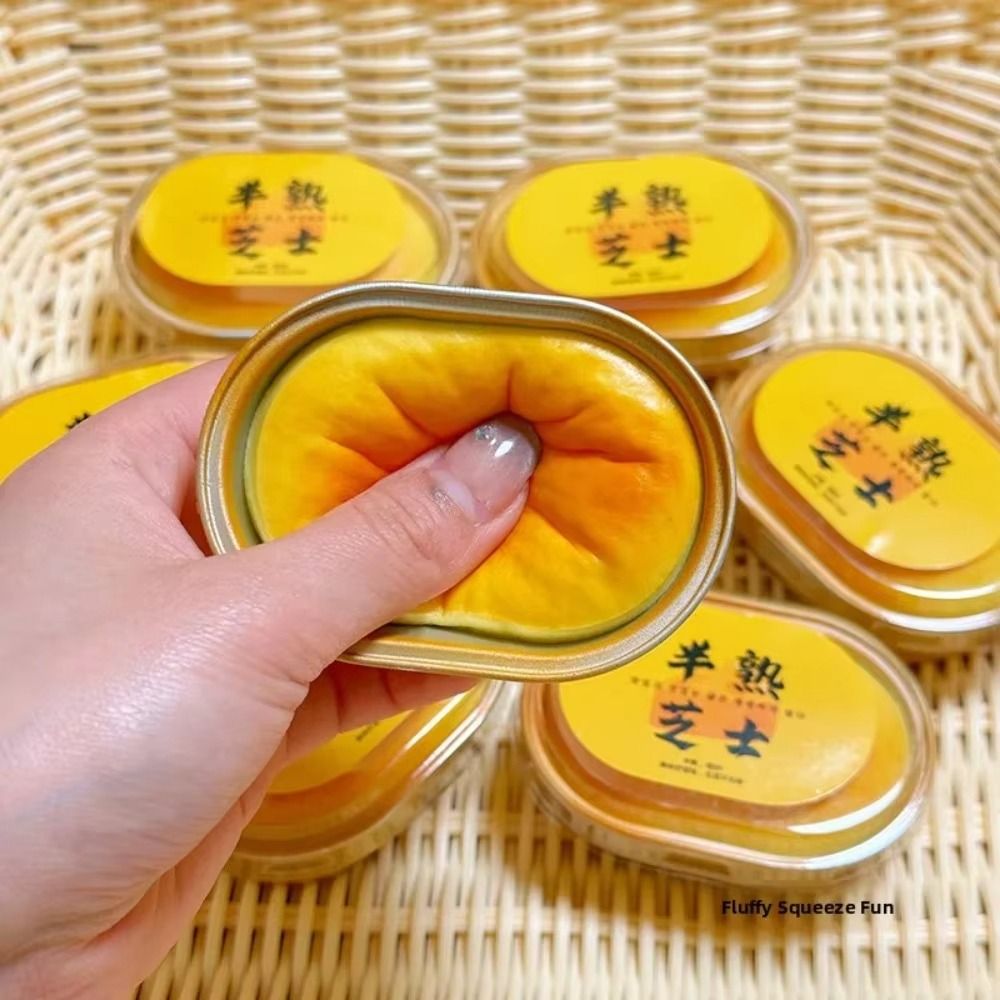 Korean Food Snacks - Boys Girls Simulated Squishy Cheese Hand