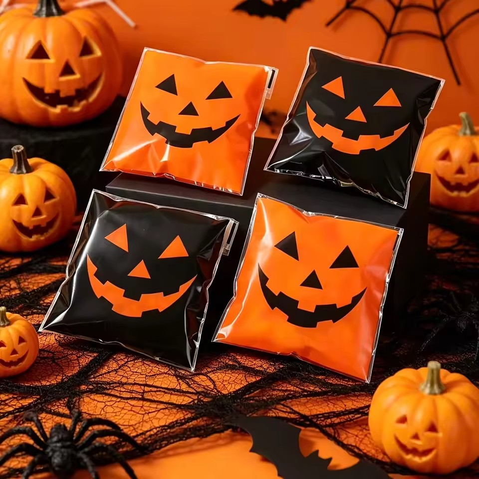 50/100pcs Halloween Black Oran - đánh giá và giá Food Halloween Snacks
