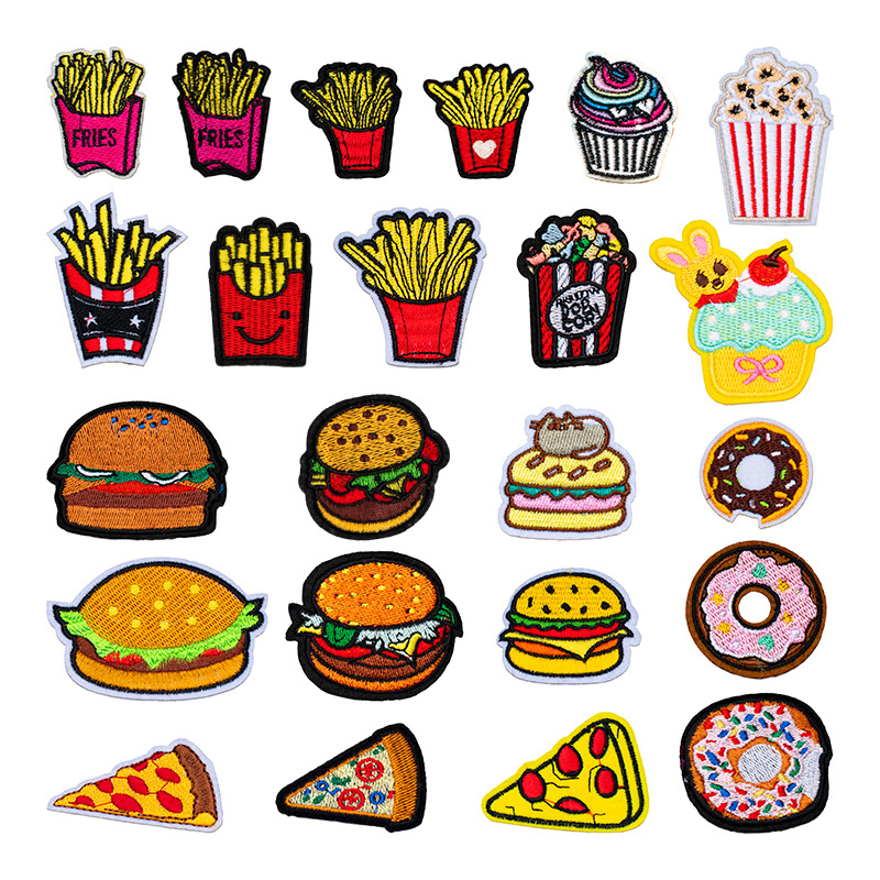 Fast Food Series Embroidered C - đánh giá và giá Food Snacks Pictures