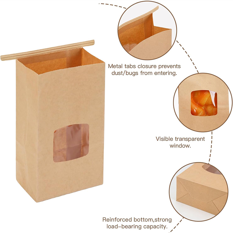 10Pcs Bakery Bags, Window Seal - đánh giá và giá Food Like Snacks