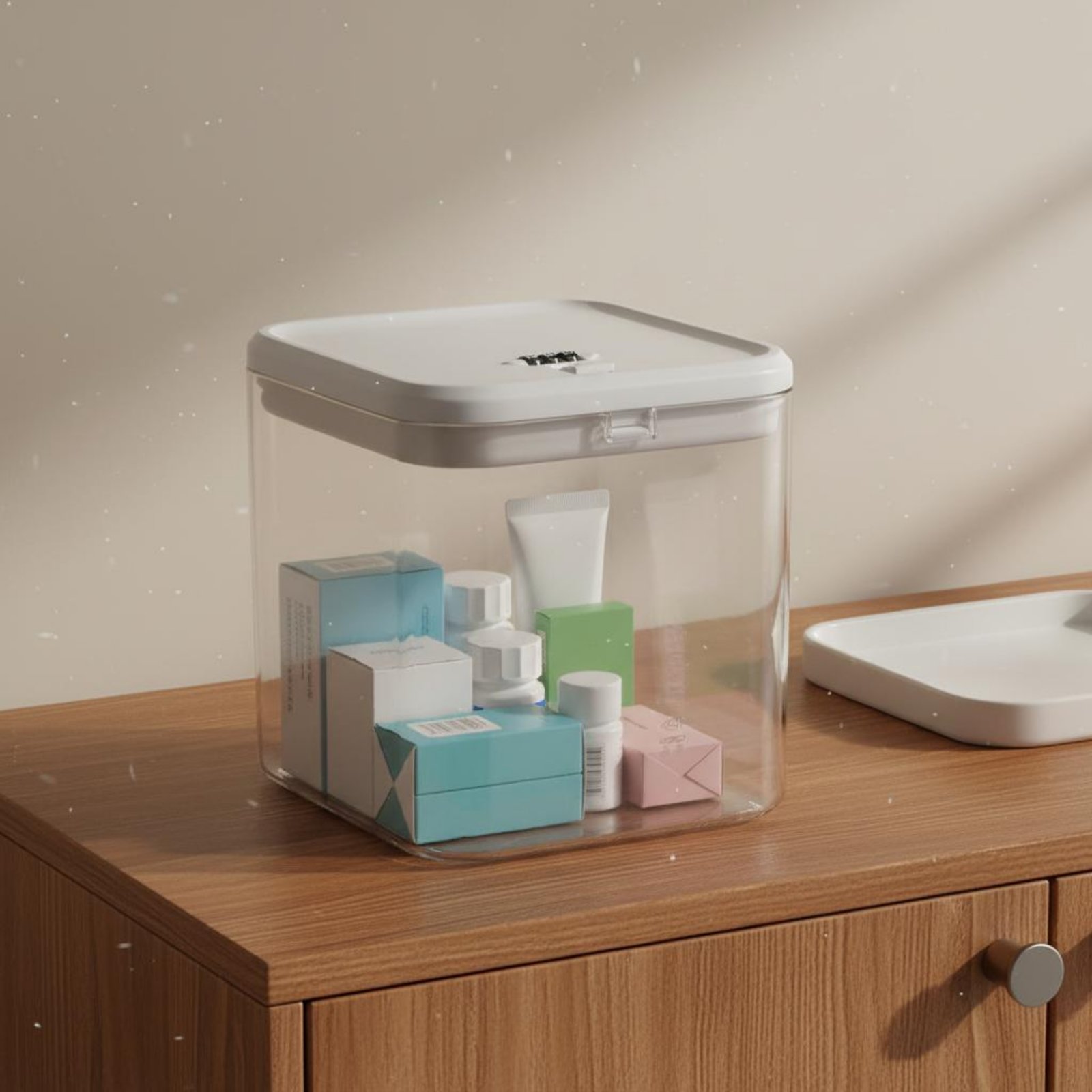 Clear Lockable Box Versatile L - đánh giá và giá Food & Snacks Colouring Book