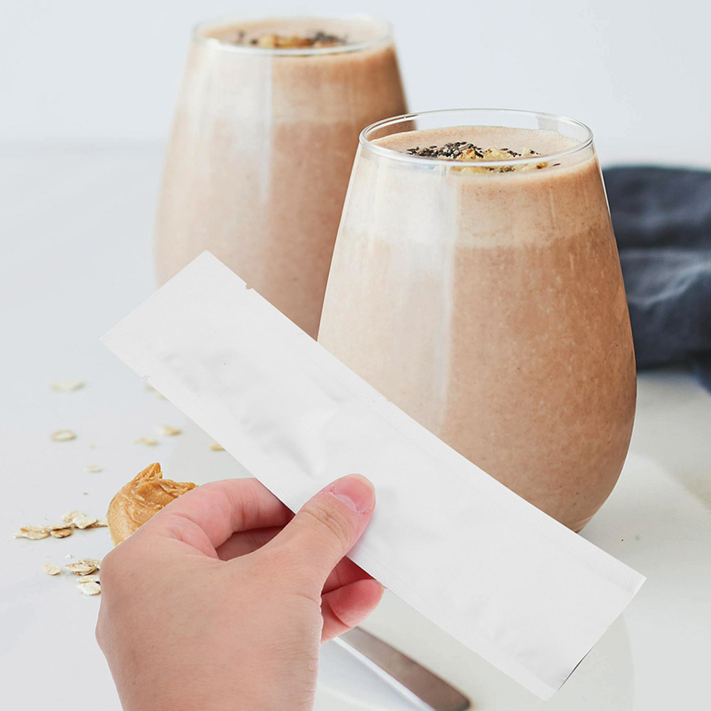 100Pcs Heat Sealable Aluminum  - đánh giá và giá Food Protein Snacks