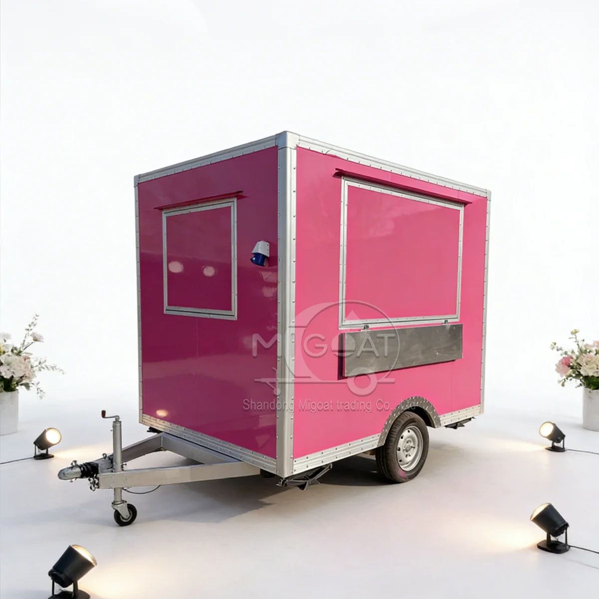Trendy Pink Mobile Food Truck  - đánh giá và giá Food E Snacks