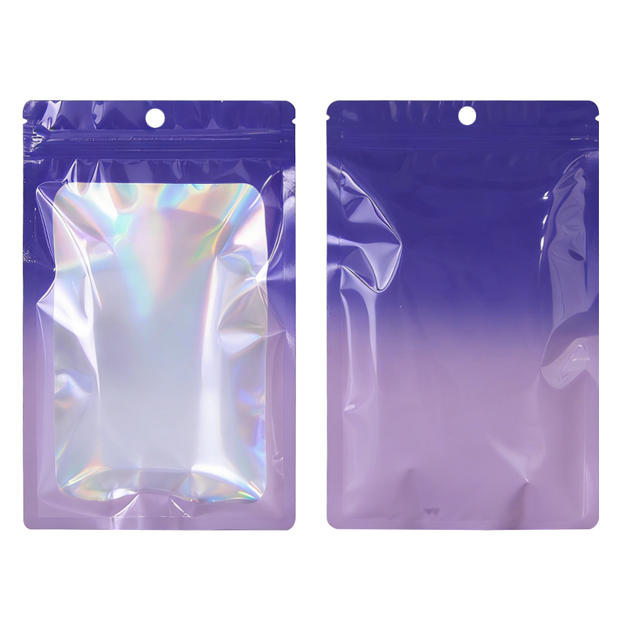 Holographic Color Square Zippe - đánh giá và giá Food Snacks In Usa