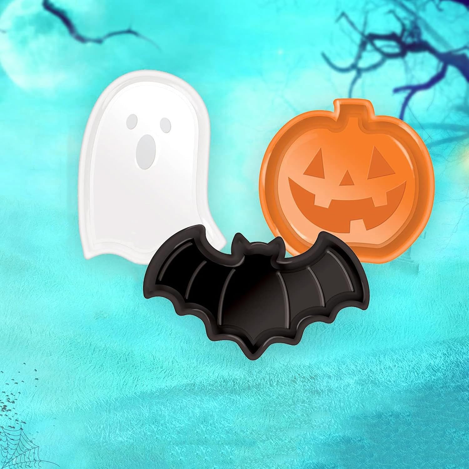 Reusable Halloween Plates Set  - đánh giá và giá Food Halloween Snacks