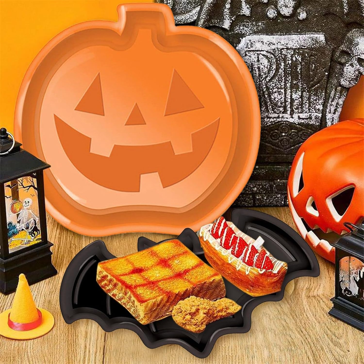 Cute Shaped Halloween Serving  - đánh giá và giá Food Halloween Snacks