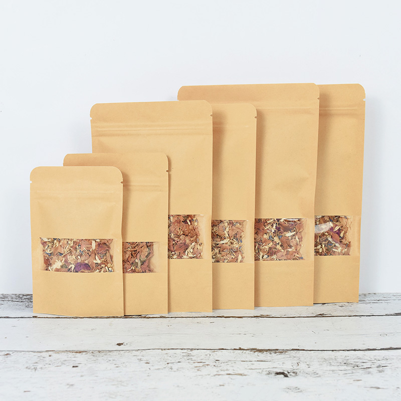 20/50pcs Kraft Paper Zip Lock  - đánh giá và giá Food Like Snacks