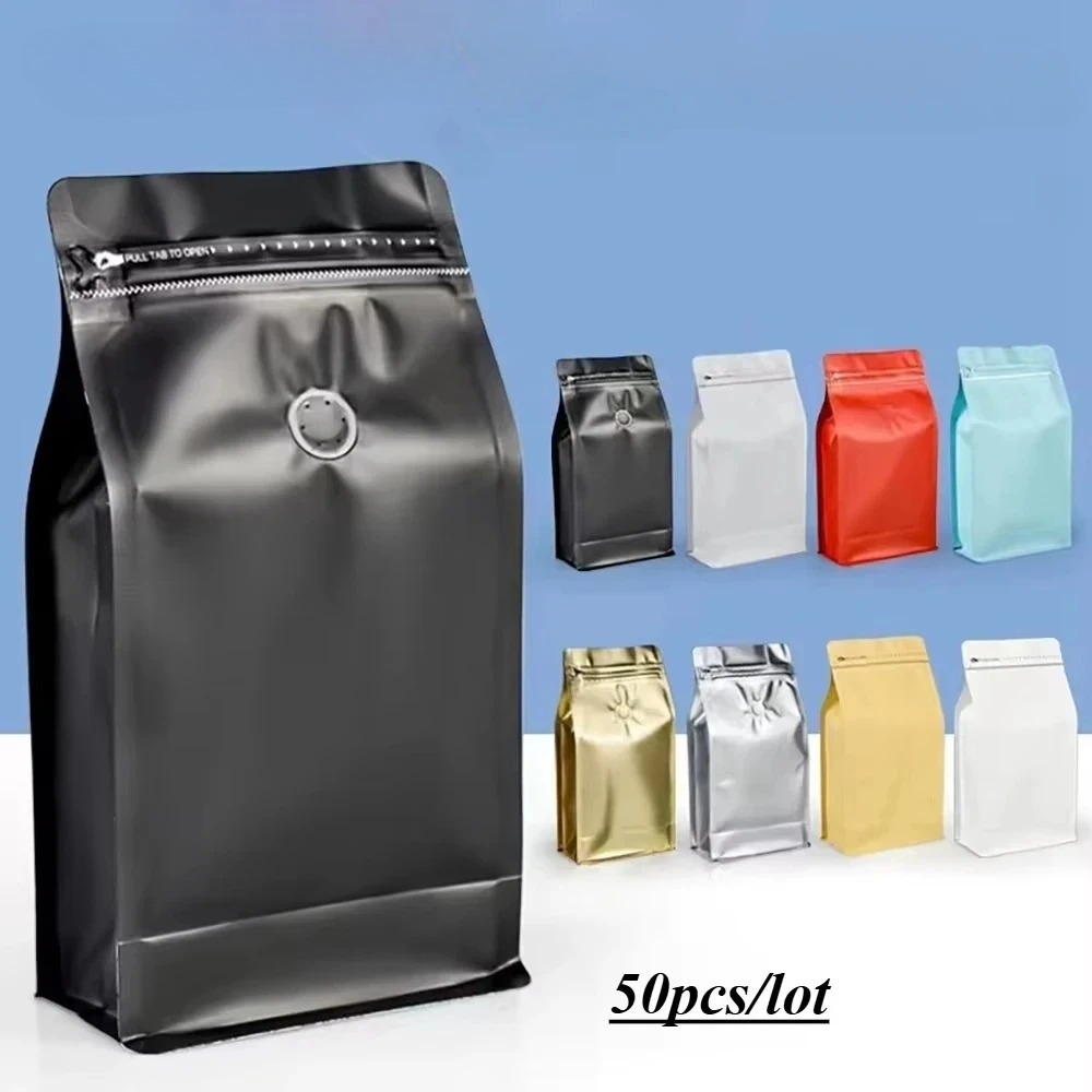 50pcs Resealable Ziplock Coffe - đánh giá và giá Food Protein Snacks