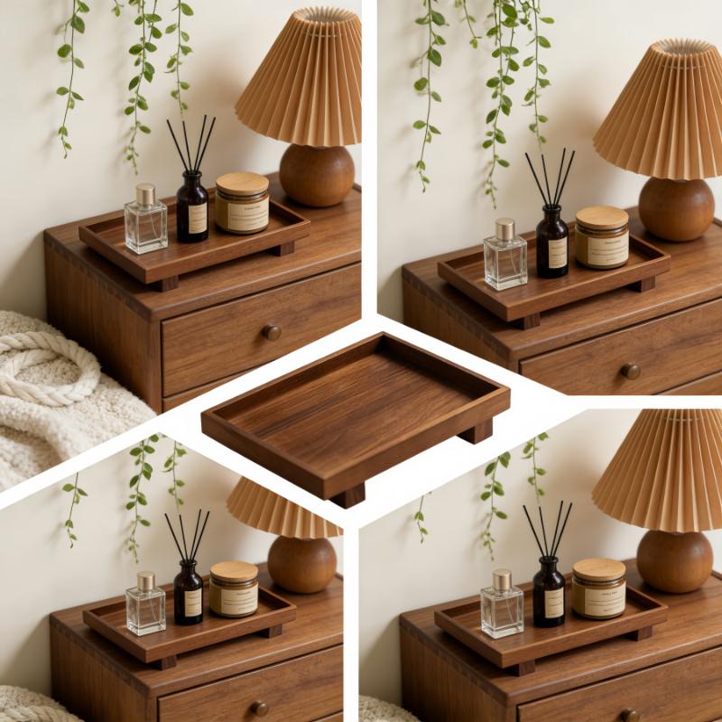 * Tableware Solid Walnut Woode - đánh giá và giá Food Like Snacks