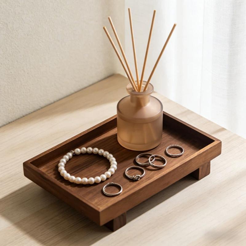 * Tableware Solid Walnut Woode - đánh giá và giá Food Like Snacks
