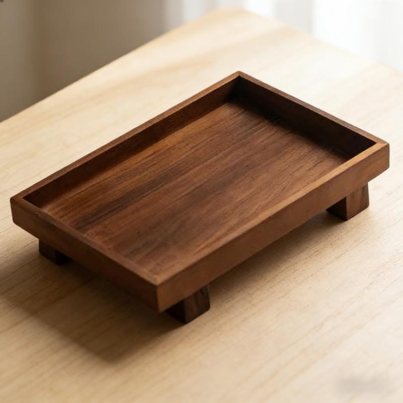 * Tableware Solid Walnut Woode - đánh giá và giá Food Like Snacks