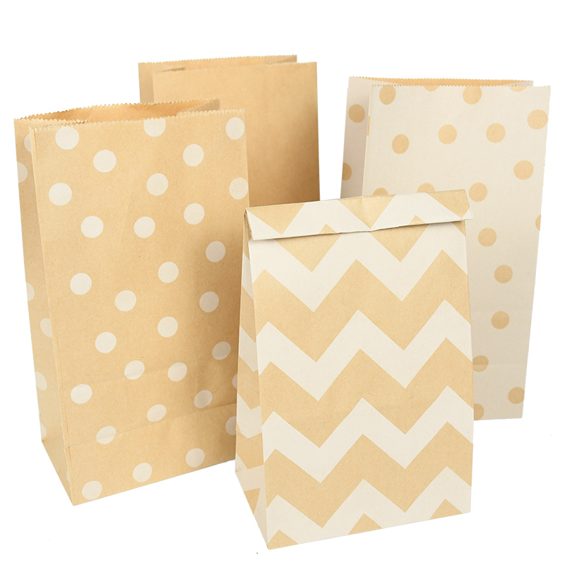 10pcs Brown Kraft Paper Gifts  - đánh giá và giá Food Halloween Snacks
