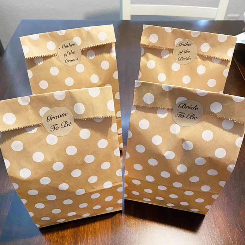 10pcs Brown Kraft Paper Gifts  - đánh giá và giá Food Halloween Snacks