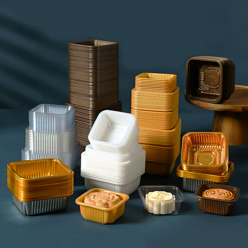 100pcs Mooncake Plastic Tray P - đánh giá và giá Food Like Snacks