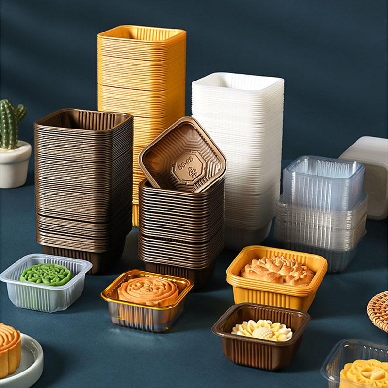 100pcs Mooncake Plastic Tray P - đánh giá và giá Food Like Snacks