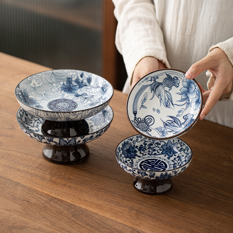 Retro Blue and White Chinese R - đánh giá và giá Food Like Snacks