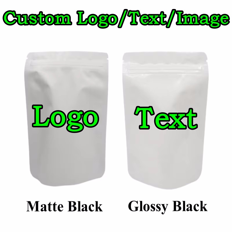 100PCS Stand-up Matte/Glossy W - đánh giá và giá Food Like Snacks